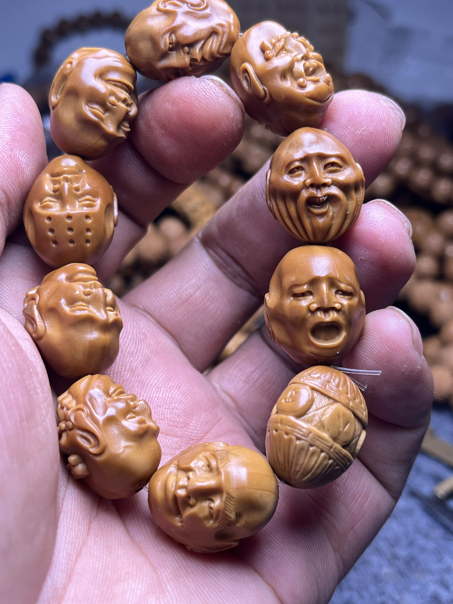 紫皮核十八罗汉手串-紫皮核十八罗汉手串促销价格、紫皮核十八罗汉手串
