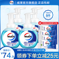 Wellus foam antibacterial hand sanitizer health care moisturizing hands foam rich and easy to rinse 225ml promotional outfit