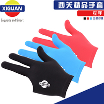 Xicuan boutique billiards gloves three finger gloves men and women do not show up gloves table tennis ball gloves billiards supplies accessories bag