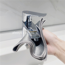 always silver not contaminated with oil is easy to clean kitchen lint stainless steel incognito mirror cloth non-yu lin bu