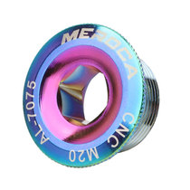 MEROCA mountain bike tooth plate crank cover crank screw M18 M20 M19 color ultra light aluminum alloy CNC