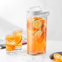 Japan ASVEL Japanese cold water jug Household high temperature cold water cup transparent juice jug Lemon cold bubble jug refrigerator