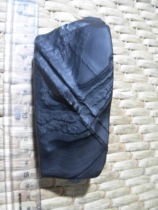 Alashan Gobi Qishi Pictogram stone Fengli rough stone Gobi black Jasper paperweight