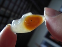 Gobi Agate rough shape Agate carving material Sugar heart Agate rough pendant -- fish