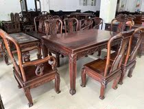 Vietnams red wood furniture home with large red sour branches table rectangular table seven pieces of panels three pieces for dozens years inventory