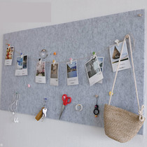 Double cork board Photo Wall felt board kindergarten message board background wall photo board bulletin board wall sticker back