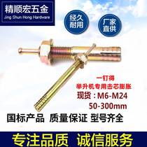  National standard lift expansion core expansion screw hammered gecko one nail expansion percussion expansion bolt