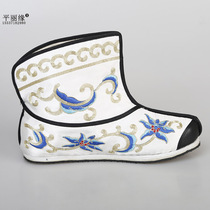 Opera Wusheng Flower Fast Boots Peking Opera Thin-bottom Boots Embroidered Color Fast Sancha Face Shoes Wu Tan Cai Run Boots