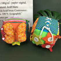 Multifunctional small cloth ball soft toy dressing training button kindergarten tie shoelace finger fine movement