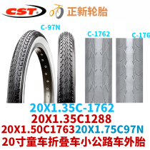 CST Zhengxin tire 20*1 35 Folding bicycle tire 406 wheel set 20X1 35 1 5 1 75