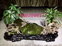 Ebony golden nanmu landscape shady wood flowers blossom rich flowers and birds Guanyin figures animal crafts woodcarving ornaments