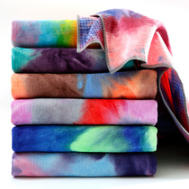 Printed yoga towel paving non-slip mat towel sweating beginner yoga mat blanket towel thickened yoga blanket mail