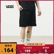 (National Day) Vans Vans official black mens woven shorts artist partner