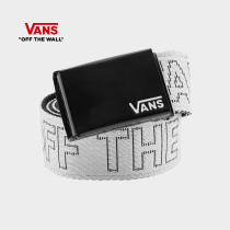 Vans Vans official black and white double-sided sports casual couples belt