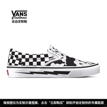 (Vans free custom shoes) Vans Vans official childrens shoes children SLIP ON a pedal color-style board shoes
