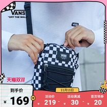 (Double 11)Vans Fans official black and white checkerboard street style men and women couples oblique span bag