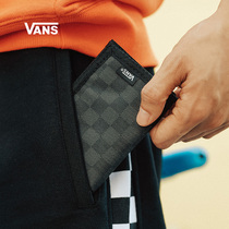 Vans official Checkerboard mens and womens couple wallet