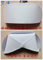 Nurse hat White thickened hard female pink pink blue thin horizontal bar dovetail hat nurse uniform
