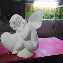 Santa Claus foam sculpture Angel Princess relief mural wedding decoration wedding supplies mall beauty props