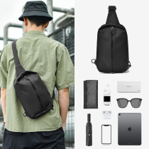 Chest bag Mens bag Single shoulder Skew Satchel student Casual Diagonal Cross Bag New Stylish Personality Little Backpack