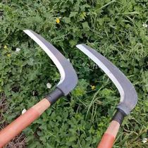 Long-handled harvesting sickle agricultural grass cutting knife big sickle weeding small mowing special knife cutting tool for cutting wheat