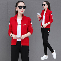 Spring and autumn season Han version suit womens 2022 new wave loose clothing for womens casual wear sport Three sets of group purchase