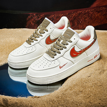 Putian Material ) The joint Air Force No. 1 white xie winter soft - solid white red color second killing passers by