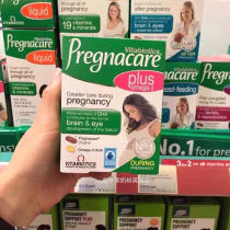 Spot UK Pregnacare plus pregnant women multivitamin fish oil DHA folic acid