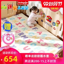 Korea Dwinguler Recreating Mat Green Childrens Pad PVC Climbing Mat Padded Baby Mat