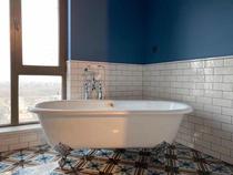 Export British brand bathtub stand-alone bathtub Cast iron bathtub