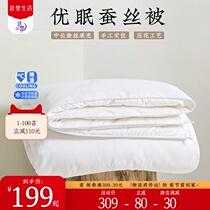 Far dream quilt winter quilt hand-made 100% silk quilt spring and autumn quilt high-end thickened four seasons quilt home textile single and double quilt core