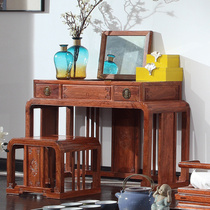 Red Wood Solid Wood Dresser Makeup Bench Composition Bedroom Furniture Flowers Pear Tingle Hedgehog Purple Sandalwood Chinese Makeup Table Solid Wood Makeup Table