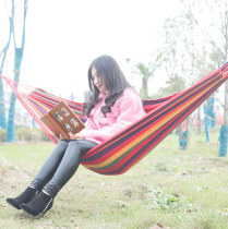 Hui antelope with mosquito net outdoor single double hammock adult children anti-rollover anti-mosquito swing home