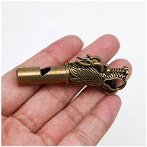 Brass tap whistleblowing creative car key buckle pendant outdoor portable begging for letdown necklace bag pendant