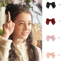 Aoer Japan GP Joe Jingjing Di Lieba same black big bow hairclip pin headgear GP female