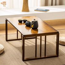 Cover the bay window simple small coffee table short table Japanese tatami floating window table dwarf table home