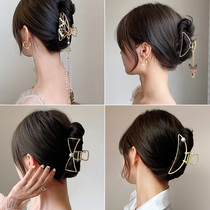 Hairpin female net red 2021 new summer back of the head shark clip large temperament clip headdress hair clip