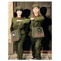 Old-style nostalgic canvas bag mens satchel satchel satchel bag army green customizable patterns