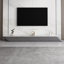 Italian Minimalist Rockboard Tea Table TV Cabinet Composition Living Room Small Outdoor Terrace Cabinet minimalist modern TV enclosure