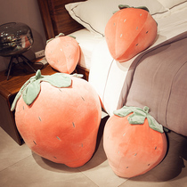 Strawberry pillow doll cute plush toy holding doll super soft warm hand bed girl pillow doll sleeping