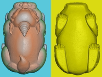 New Pu Jade carving figure Jade jade carving relief image computer carving gray scale small boutique three-dimensional peak 6658