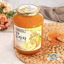 Sams Club South Korea imported honey grapefruit tea 2kg can apply jam to drink fruit tea grapefruit drink