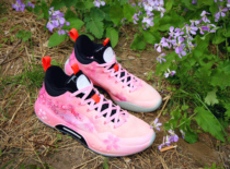  HZP man produced sneakers custom combat models hand-painted painted DIY service hunk show powder cherry blossom theme