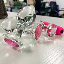 Crystal Rear Court Anal Plug Anal Expansion Outside Wearing Style Raveball Anal Bolt SEX Supplies sm Alternative Toys