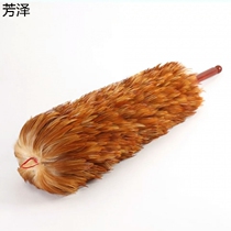 Real feather duster old-fashioned no hair loss marriage dowry anti-static dust sweeping telescopic household buddha dust sweeping broom