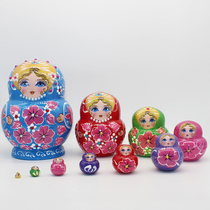 Russian doll 10 layers of baking paint pure handmade wood products creative gifts tremble sound toys ornaments basswood