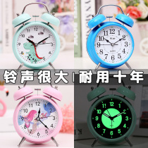 2021 new small alarm clock students use special wake-up artifact clock children boys and girls clock power wake up