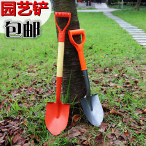  Digging soil stainless steel small shovel flower shovel Shovel shovel Children to catch the sea outdoor planting flowers and vegetables garden art garden tools