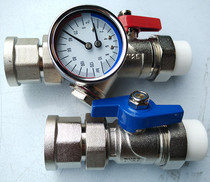 PPR25 electroplating inner and outer wire multifunctional ball valve collector connection valve distributor main valve