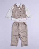 Export Korea high quality childrens three-piece dress set 21 Autumn New